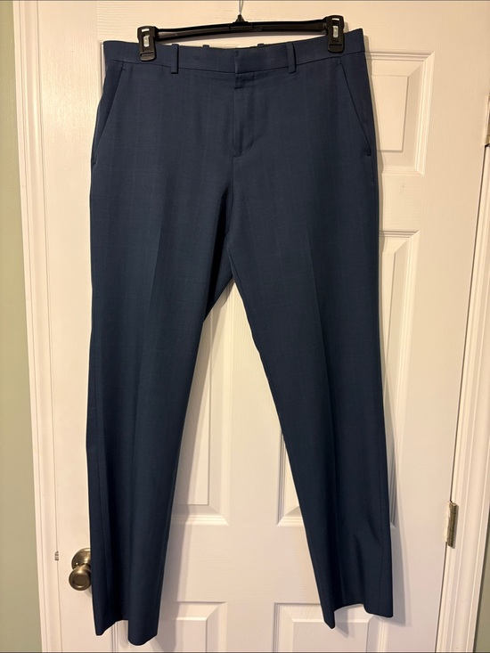 Perry Ellis Other - Perry Ellis Navy Blue Dress Pants - Slim Flat Front, Modern Fit 34x34